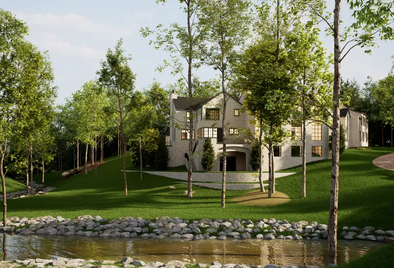 View across the creek